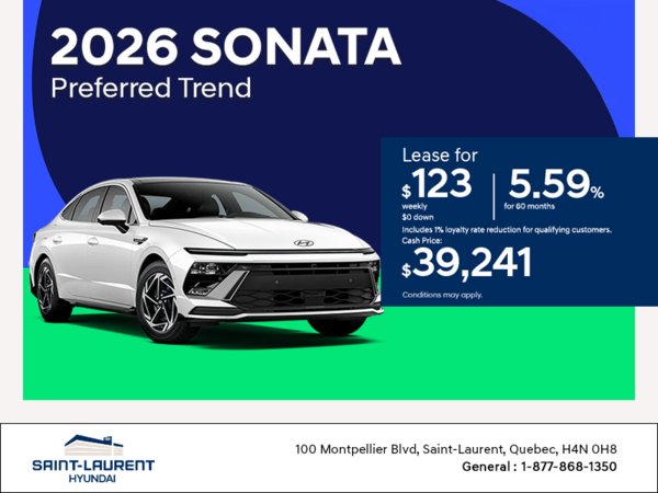 Get the 2026 Hyundai Sonata