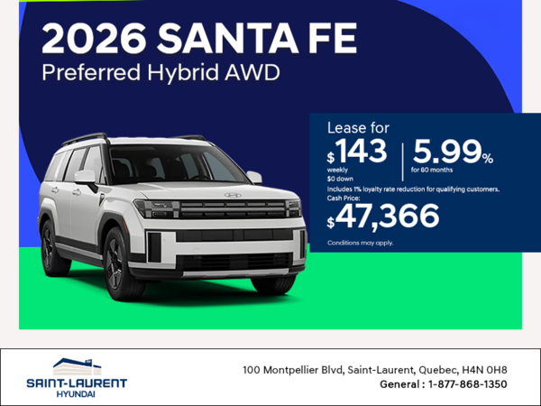 2026 Hyundai Santa Fe Hybrid