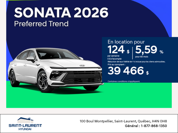 Hyundai Sonata 2026