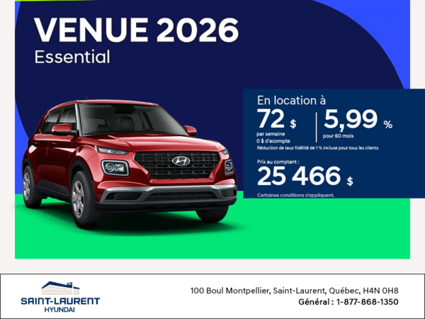 Hyundai Venue 2026