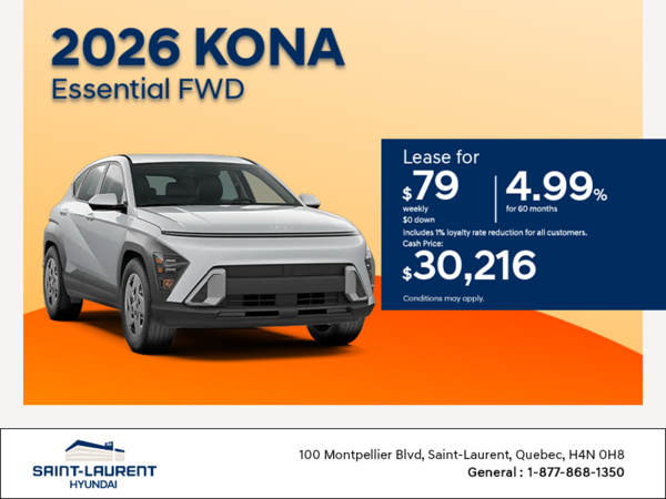 2026 Hyundai Kona