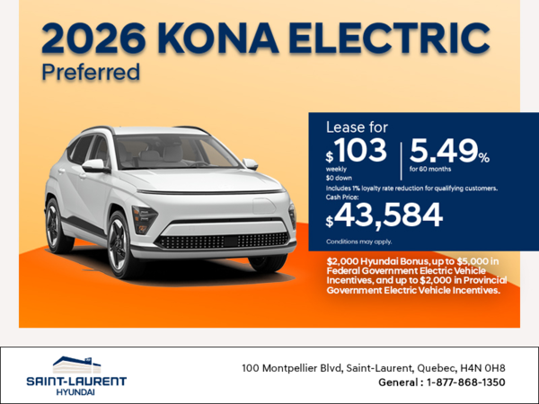 2026 Hyundai KONA Electric