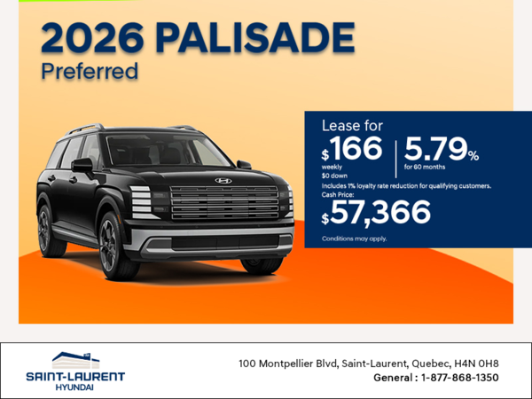2026 Hyundai Palisade
