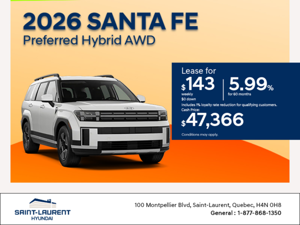 2026 Hyundai Santa Fe Hybrid