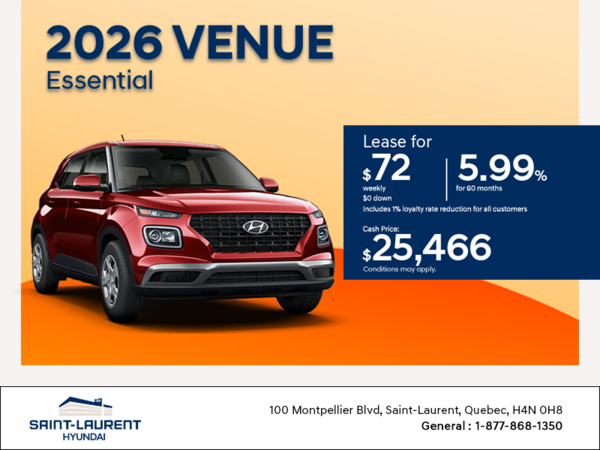 2026 Hyundai Venue