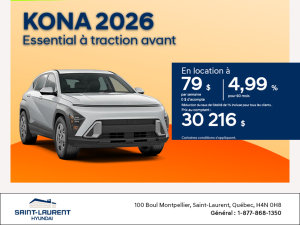 Hyundai Kona 2026