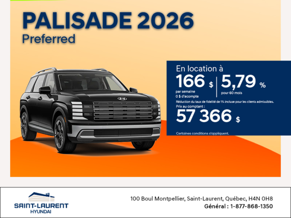 Hyundai Palisade 2026