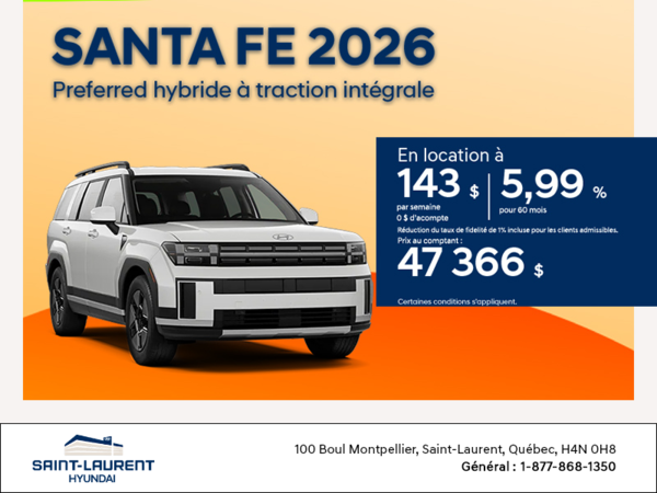 Hyundai Santa Fe Hybrid 2026