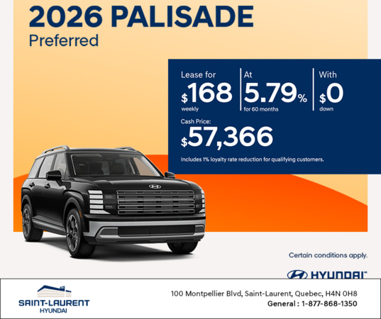 2026 Hyundai Palisade