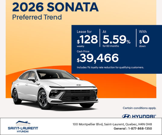 2026 Hyundai Sonata