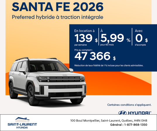 Hyundai Santa Fe Hybrid 2026