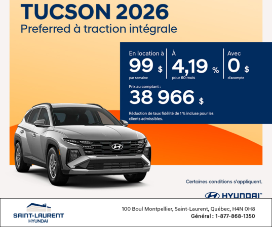 Hyundai Tucson 2026