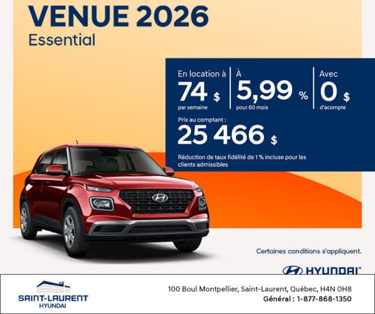 Hyundai Venue 2026