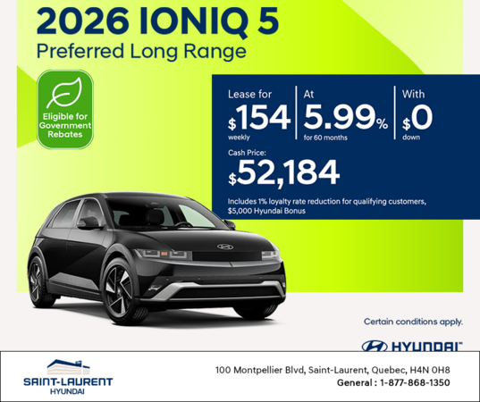 2026 Hyundai IONIQ 5