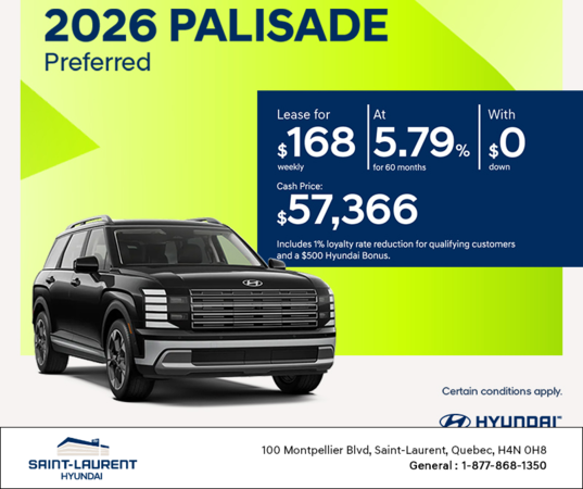 2026 Hyundai Palisade