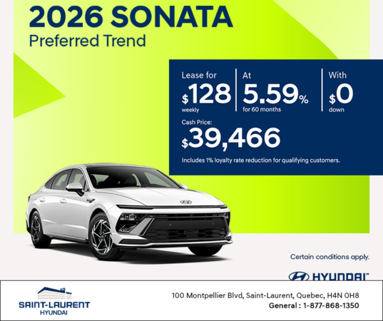 2026 Hyundai Sonata
