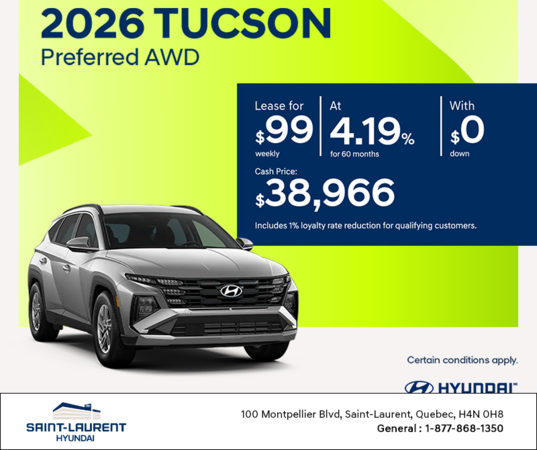 2026 Hyundai Tucson
