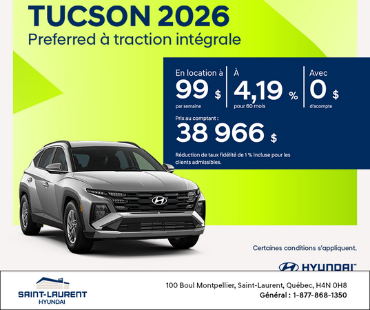 Hyundai Tucson 2026