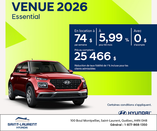Hyundai Venue 2026
