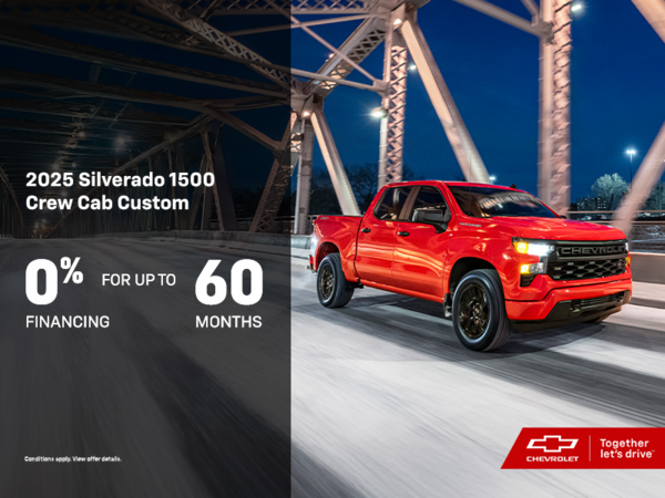 Get the 2025 Silverado 1500 Custom