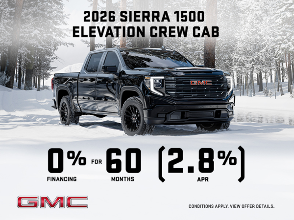 The 2026 GMC Sierra 1500  Elevation Crew Cab