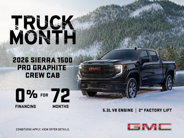 The 2026 GMC Sierra 1500 Pro Graphite