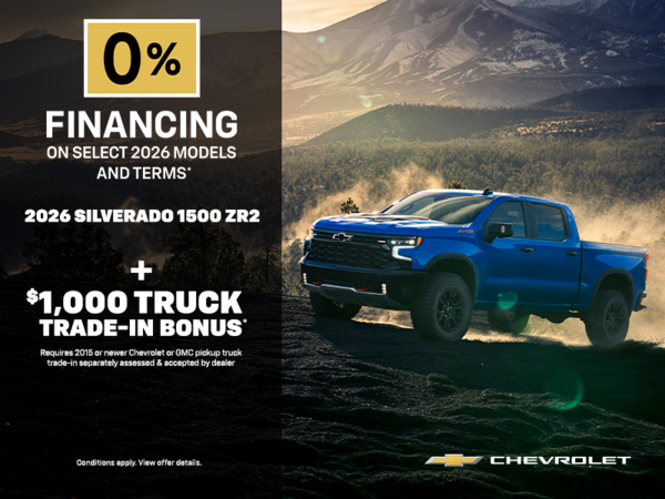 The 2026 Chevrolet Silverado 1500 ZR2
