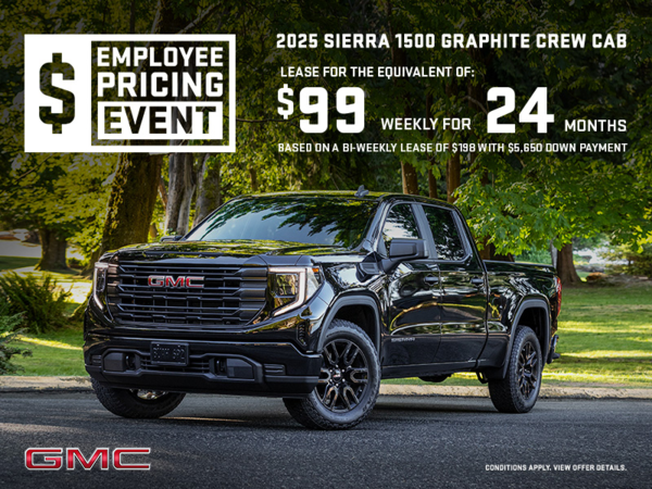 The 2025 GMC Sierra 1500 Graphite Crew Cab