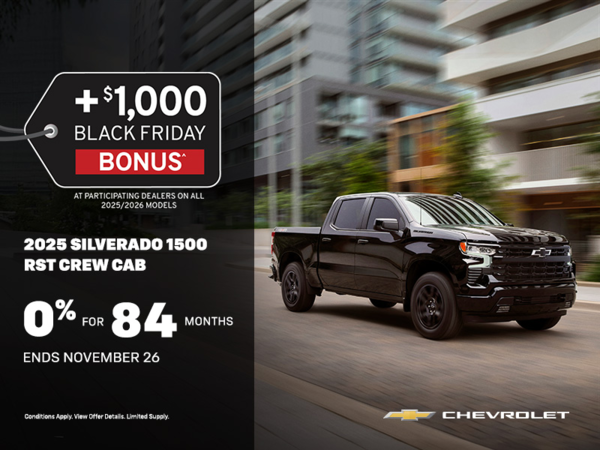 Get the 2025 Chevrolet Silverado 1500 RST Crew Cab