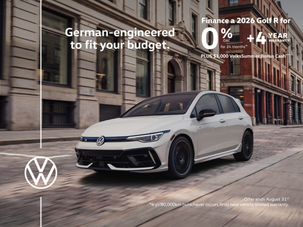 Get the 2026 Volkswagen Golf R