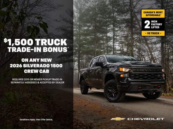 The 2026 Chevrolet Silverado 1500 Crew Cab