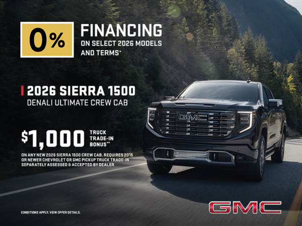 The 2026 GMC Sierra 1500 Denali Ultimate Crew Cab