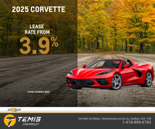 Get the 2025 Chevrolet Corvette