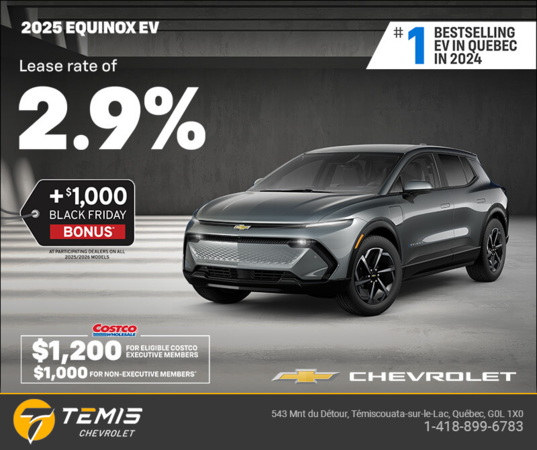 Get the 2025 Chevrolet Equinox EV