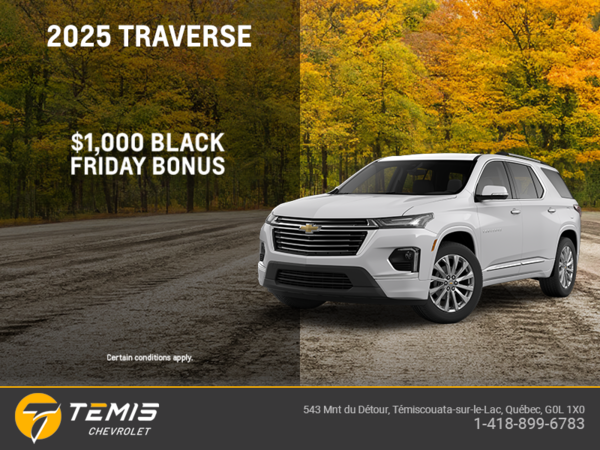 Get the 2025 Chevrolet Traverse