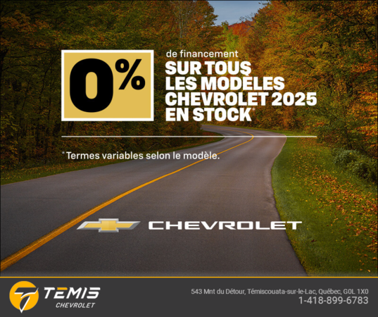 L'événement du mois Chevrolet
