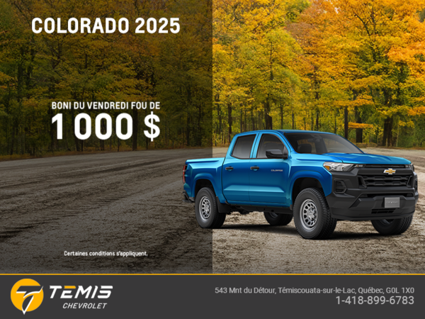 Le Chevrolet Colorado 2025