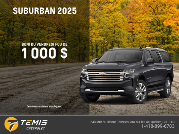 Le Chevrolet Suburban 2025