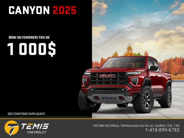 Le GMC Canyon 2025