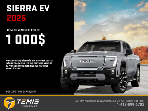 Le GMC Sierra EV 2025