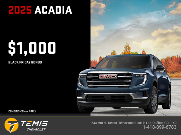 The 2025 GMC Acadia