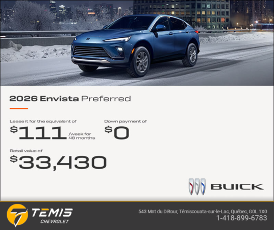 Get the 2026 Buick Envista