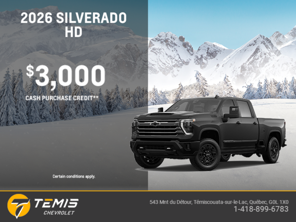 Get the 2026 Chevrolet Silverado HD