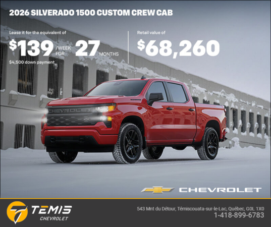 Get the 2026 Chevrolet Silverado 1500