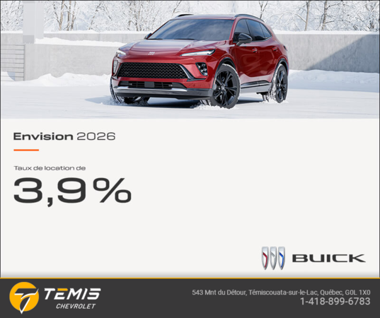 Procurez-vous la Buick Envision 2026