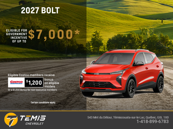 Get the 2027 Chevrolet Bolt
