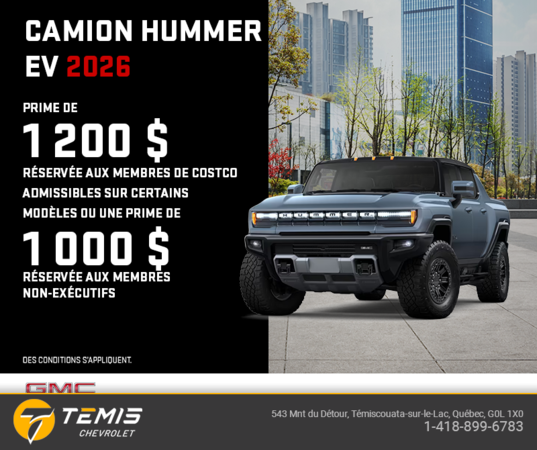 Le GMC Camion Hummer EV 2026