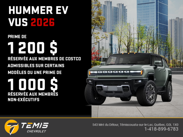 Le GMC Hummer EV VUS 2026