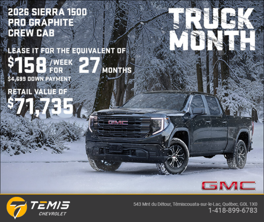 The 2026 GMC Sierra 1500 Pro Graphite Crew Cab