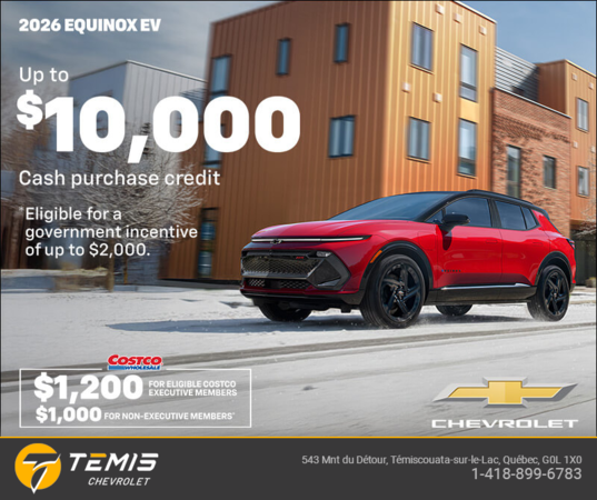 Get the 2026 Chevrolet Equinox EV